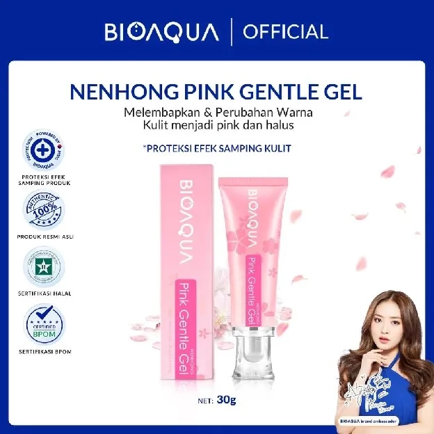 BIOAQUA Warm Gentle Pink Nenhong Cream 30g pemerah bibir puting Krim Pemutih Ketiak Paha Pantat Area