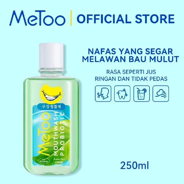 MeToo Mouthwash / nafas segar / menghilangkan bau mulut / kumur karang gigi