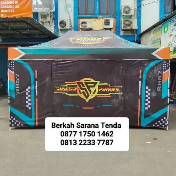 Tenda Paddock Rasing Balapan Custom Depok 0877-1750-1460 Berkah Saran tenda