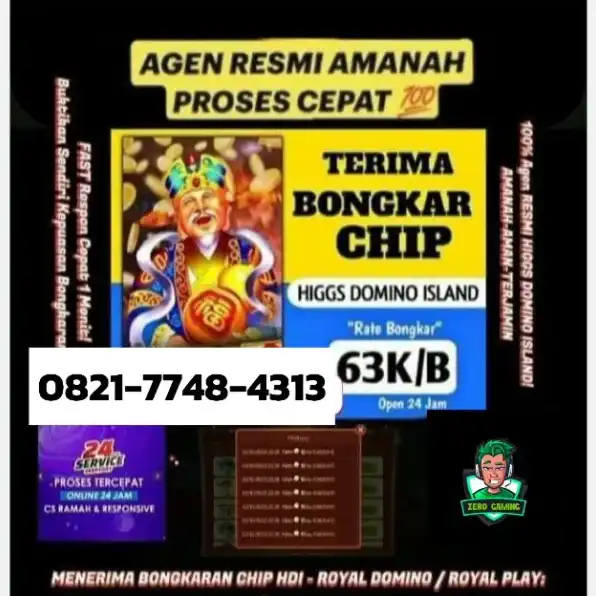 Agen Resmi Bongkar dan Top Up Chip HDI WA 082177484313.