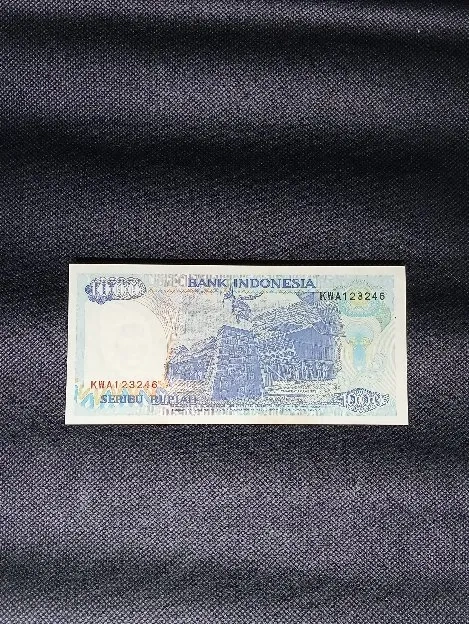 uangkuno 1000 rupiah lompat batu 1992