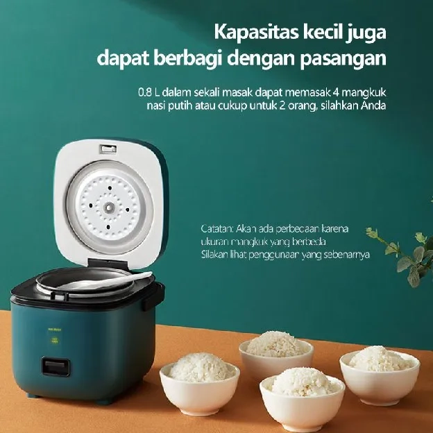 Small Rice Cooker HRRC03 Bucket Beras Portabel/Versi Perjalanan/Versi Siswa/Mini