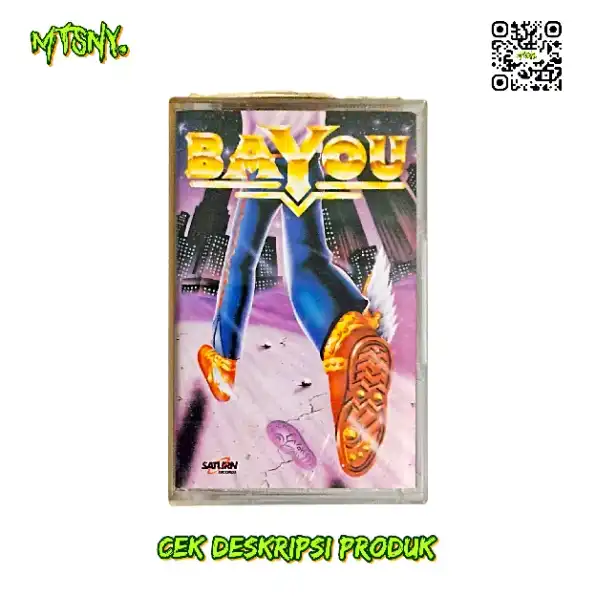 Kaset Pita Musik Band Rock Pop Bayou Album Pertama Aquarius 1995 Lawas