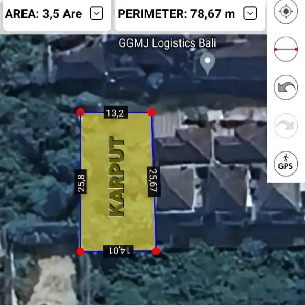 Dijual 3,5 are, Jl. Pondok Indah Selatan Citra Land Cargo Ubung Denpasar