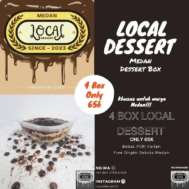 Dessert Box (4 Box Only 65k FREE ONGKIR)