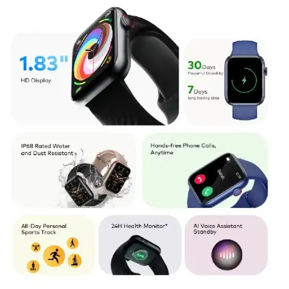 itel SmartWatch O11 Smartband | Smartwatch-like Display | Professional Health & Sleep Monitoring