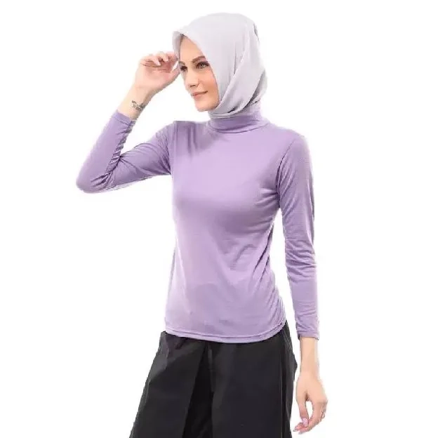 MANSET KAOS WANITA /  Manset Baju muslim / inner wanita muslim / Manset turtleneck / Atasan baju / M