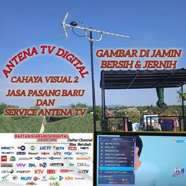 Toko Ahlinya Pasang Antena Tv Digital Terbaik 19c Pondok Gede Kota Bekasi