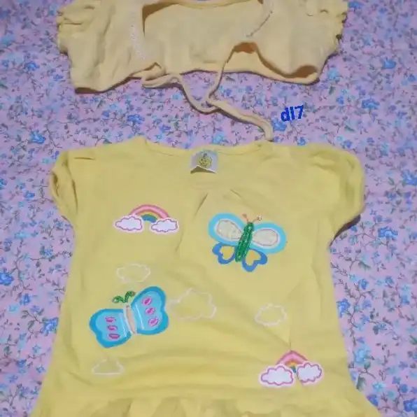 baju bayi perempuan 6 - 12 bln