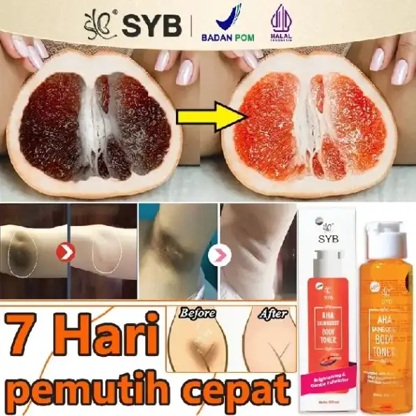 BODY TONER 100 ML Memutihkan seluruh tubuh Pemutih Miss V Ketiak/Siku/Leher/Lutut Toner air pemutih