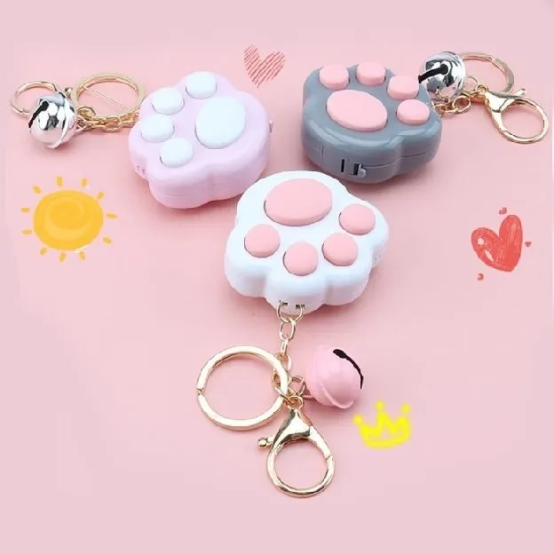 Mainan Pop It Gantungan Kunci Jennie BlackPink Elektronik Mainan Anak Cat Paws Fidget Toys