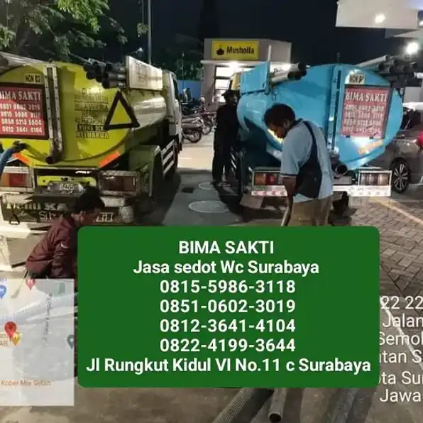 Sedot Wc Surabaya Barat 0815-5986-3118 Bima sakti