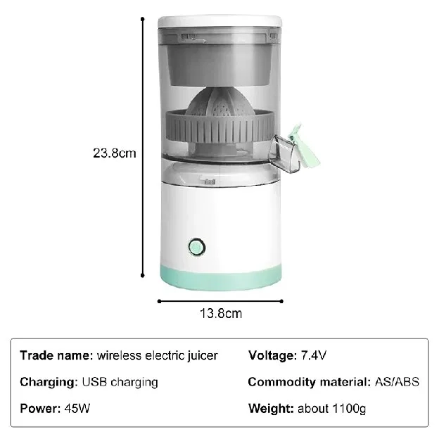 Blender Juicer Portable USB 360ML Mini Juicer Multifungsi Alat Peras Jeruk otomatis automatic/BLENDE