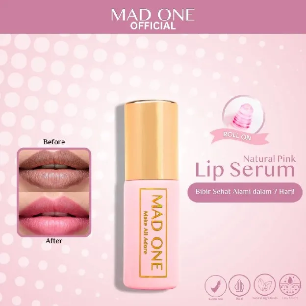 Lip Serum Bibir Pink - Perawatan Bibir - Pencerah Bibir