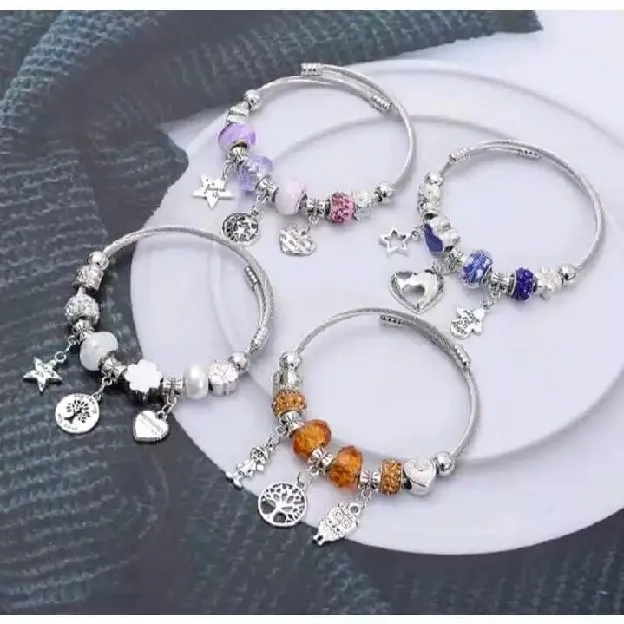 Gelang Pandora Titanium korea kekinian