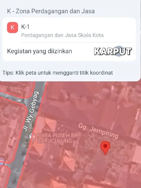 Dijual 3 are, Jl. Wy Gebyag Raya Padang Luwih Kerobokan Kaja Kuta Utara