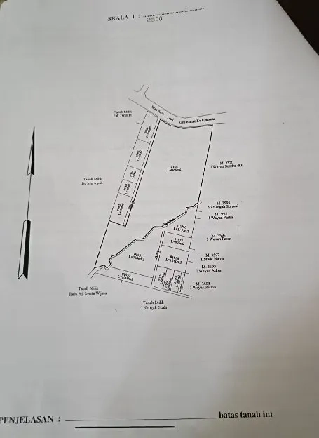 Dijual 1,656 Ha. Jl. Raya Denpasar Gilimanuk Melaya Jembrana