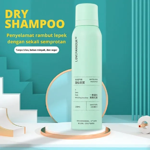 [ ORIGINAL ] Dry Shampoo Viral 150ml Semprotan Rambut Kering Untuk Mengembangkan Rambut Minyak Rambu