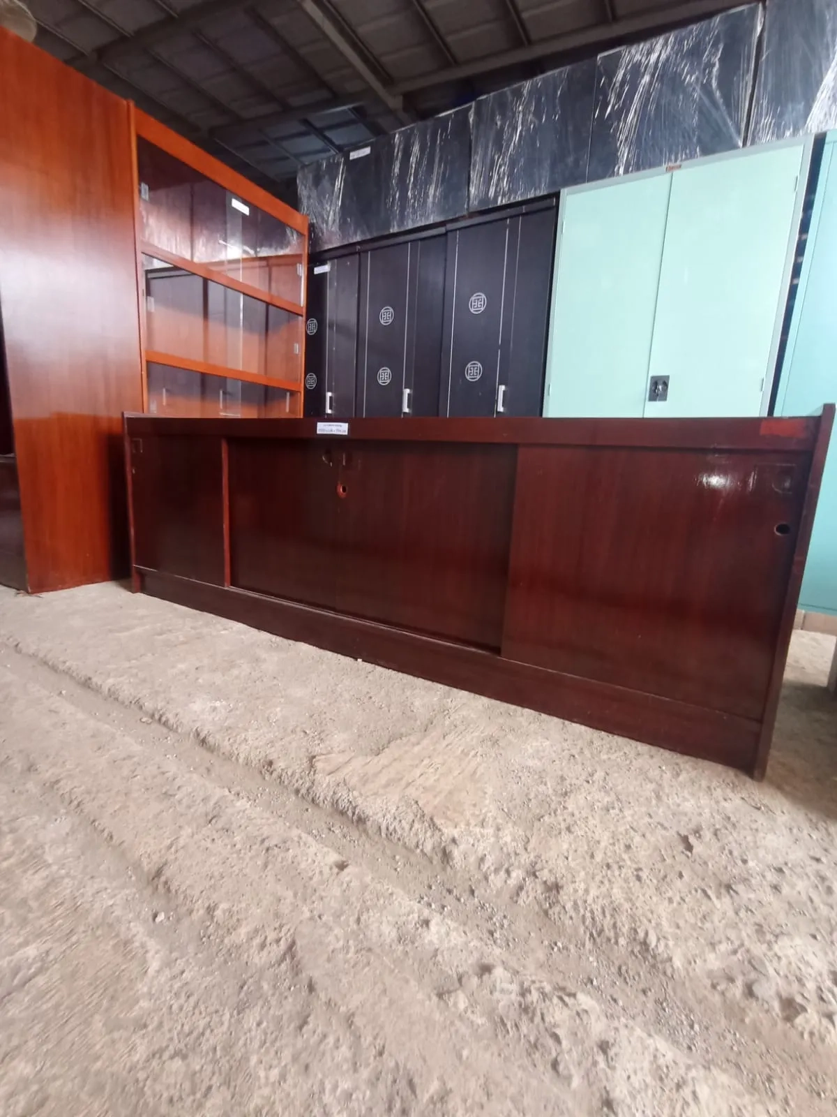 lemari buffet minimalis kayu solid