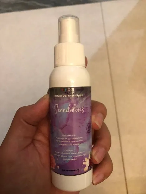 Reseller Natural Deodorant Spray Air Tawas 100 ml Aman Busui Bumil 