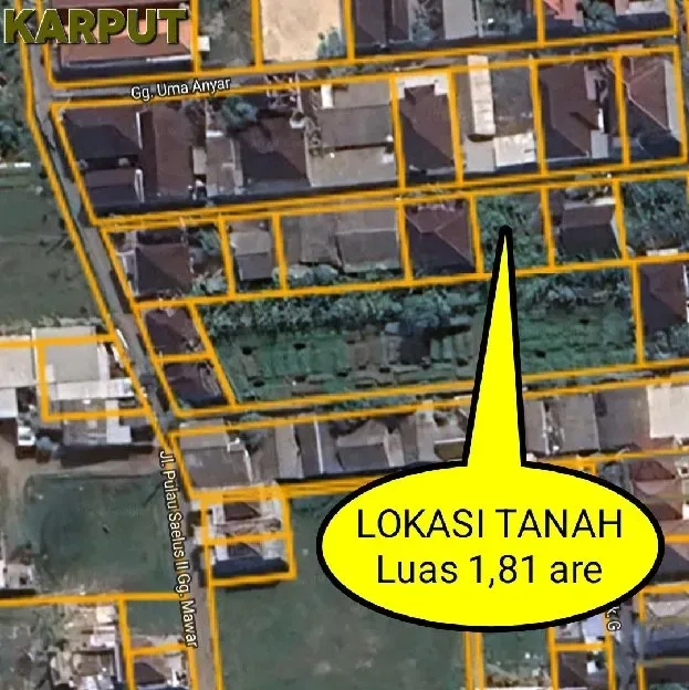 Dijual 90M² & 1,81 are, Jl. Pulau Saelus II Gg. Mawar Sesetan Denpasar