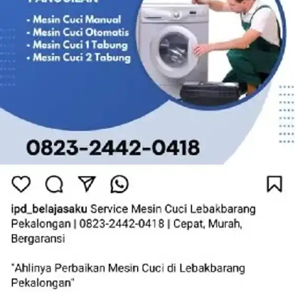 Service Mesin cuci