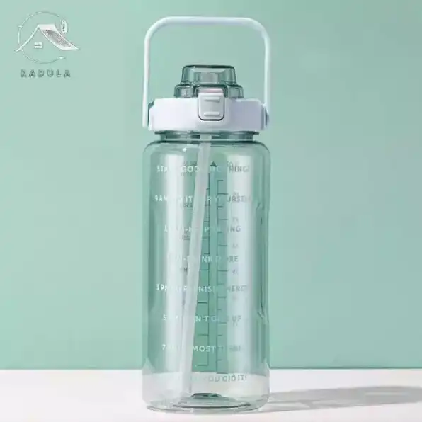 Botol minum olahraga jumbo / Botol minum Jumbo Bening 2 LITER Motivasi