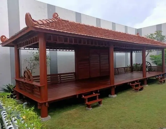 custem gazebo dan atap sirap