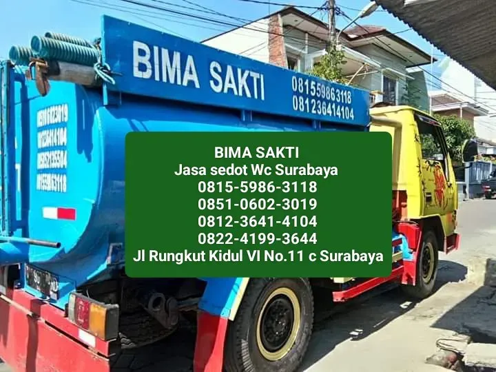 jasa Sedot Wc Limbah Surabaya 0815-5986-3118 Bima sakti