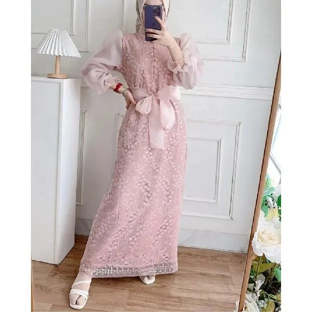 Fashion /maxi luis/READY STOK/ Size S-M-L-XL-XXL/ busui seleting depan/busui friendly/ Luis dress