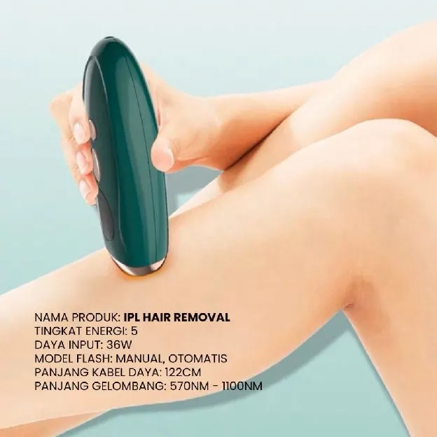 IPL laser Hair Removal Perontok Bulu Permanent Alat Penghilang bulu TANPA SAKIT 999999 FLASH