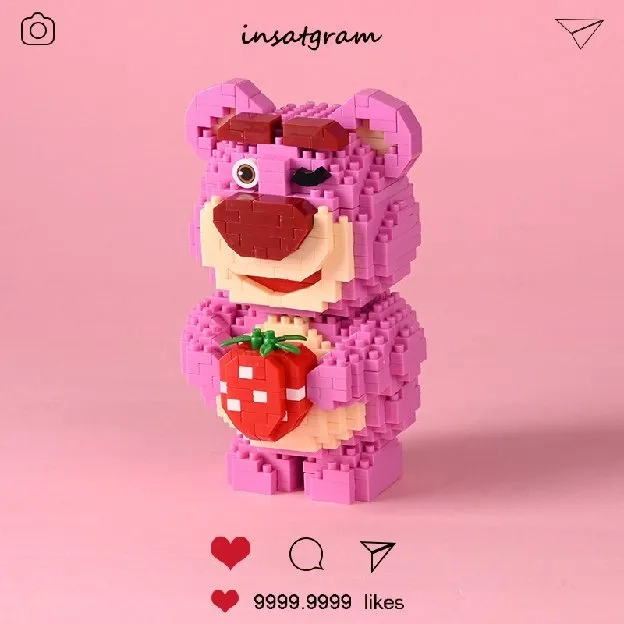 Nano Block Bricks Mainan Lotso Tom and Jerry Mainan Balok Susun Disney Mainan Anak Perempuan DIY 3D