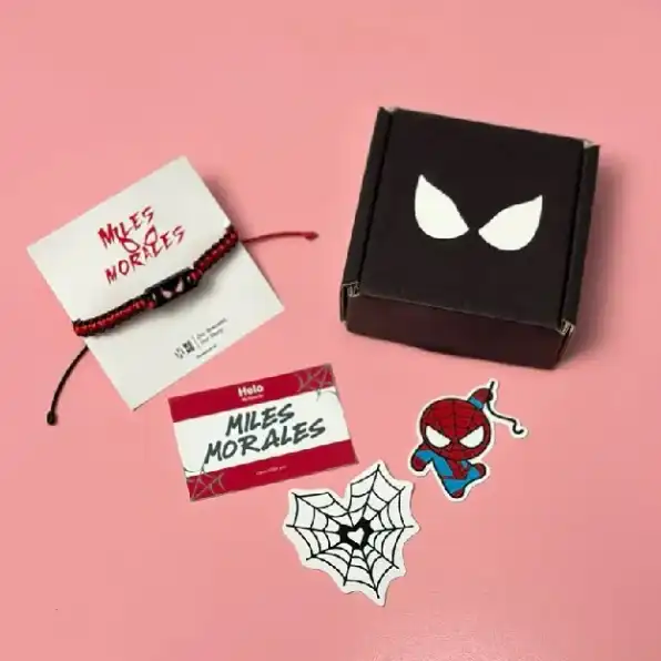 Gelang couple spiderman miles morales and gwen stacy special edition