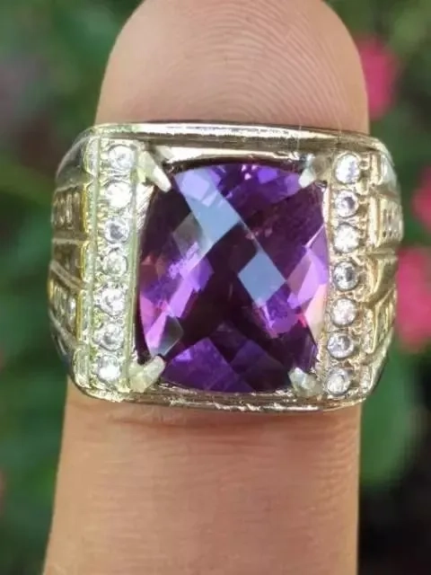 natural amethyst cekerbord natural kecubung bukan topaz bukan garnet bukan prasiolite ruby iolite