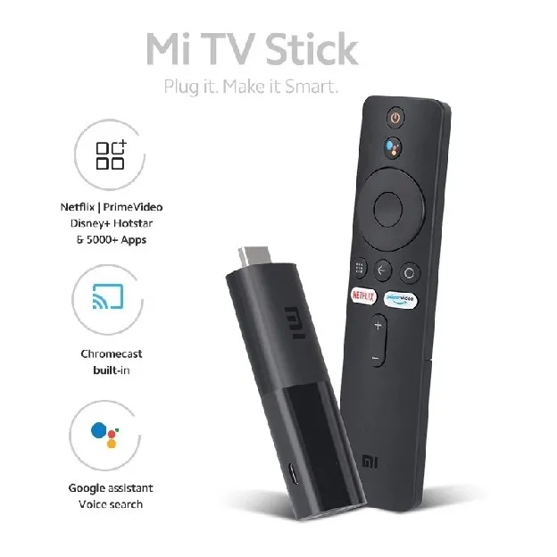 0Smart Mi Tv Stick Android Box Full HD Stik Silicone Dongle