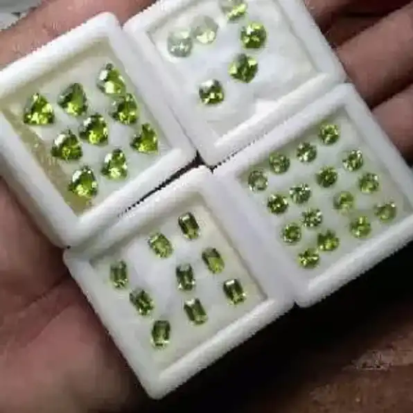 natural peridot 40 pcs