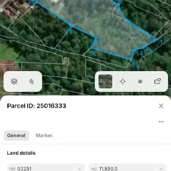 Dijual 1,18 Ha. Jl. Dusun Belong Raya Meliling Kelating Kerambitan Tabanan