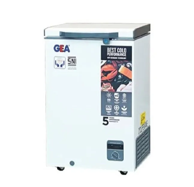 Cuci gudang NEW GEA Chest Freezer AB-108R Garansi