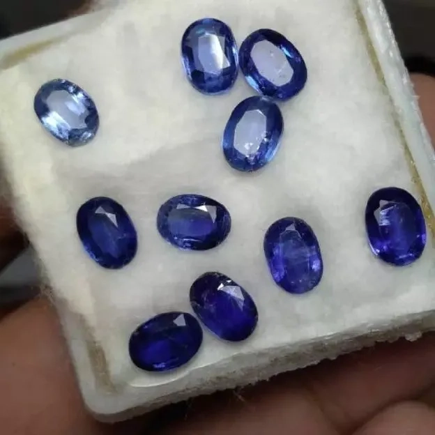 natural blue kyanite srilanka 10 pcs 