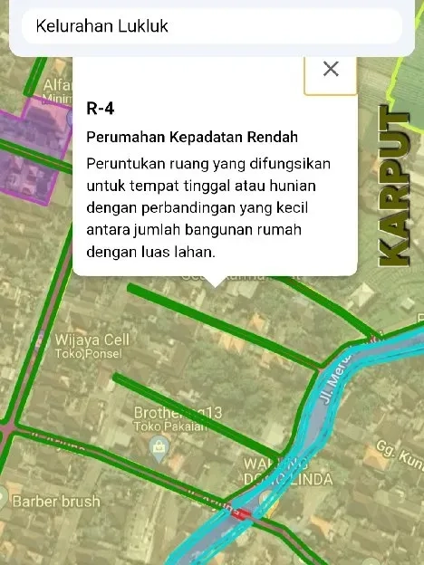 Dijual 1,35 are, Jl. Merta Sandi Raya Anggungan Lukluk Kapal Mengwi 