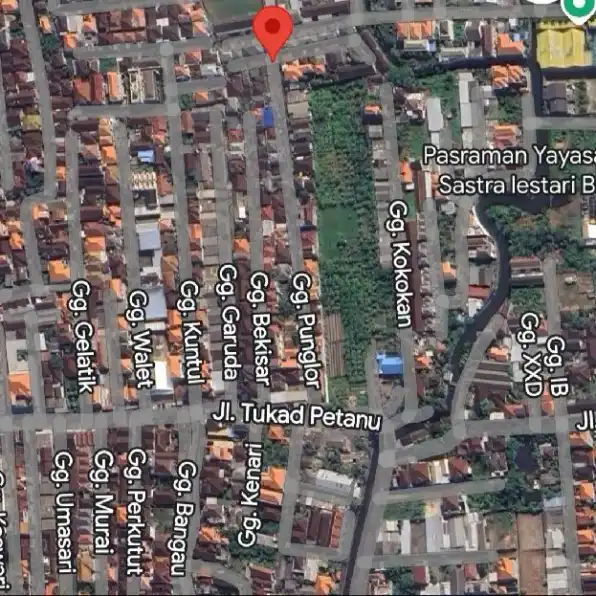 Tanah 1,1 are, Jl. Tukad Petanu Gg. Punglor Panjer.Sidakarya Denpasar