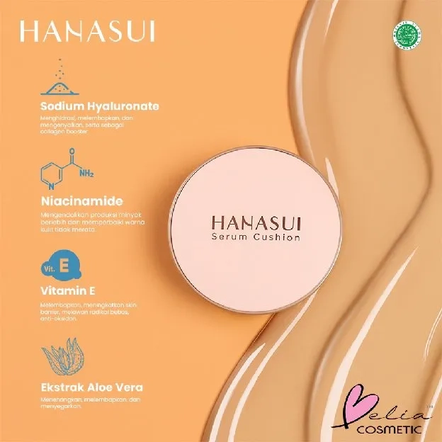 HANASUI SERUM CUSHION | SERUM CUSHION SOULMATTE | FOUNDATION | FLAWLESS | NATURAL DEWY FINISH | PERF