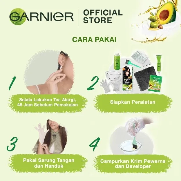 Garnier Hair Colour Natural Express Ultra Cream Semir Pewarna Rambut Premium