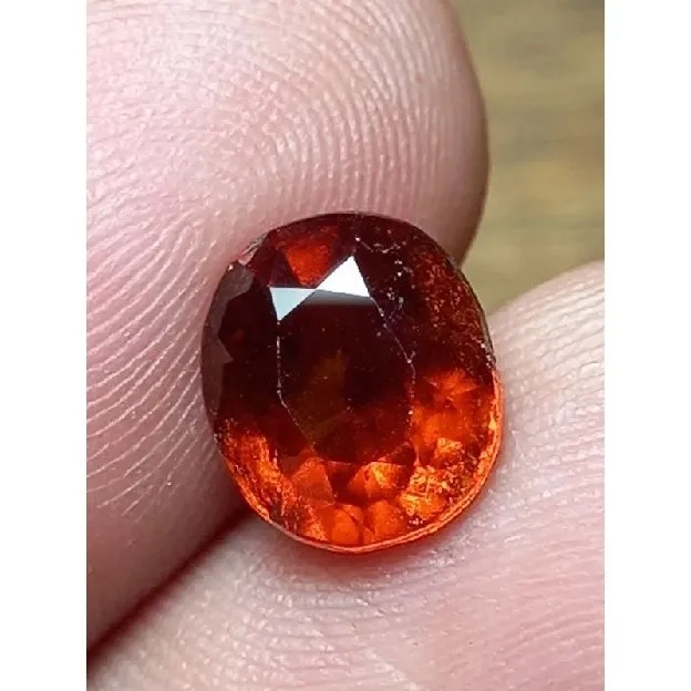 natural hesonite garnet srilanka 3.40ct