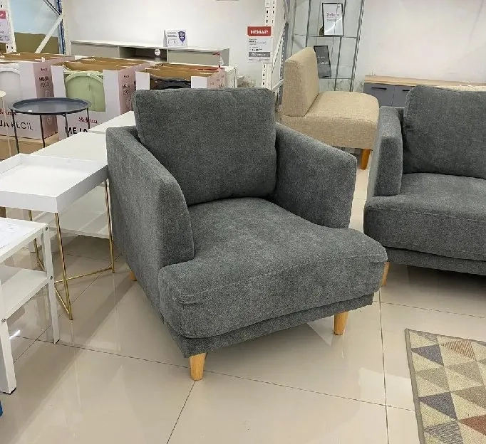 Selma Zuko Set Sofa Minimalis - Grey