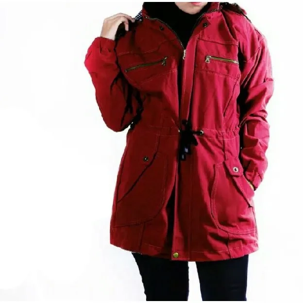 Bisa COD - Jaket Parka Wanita - dmn