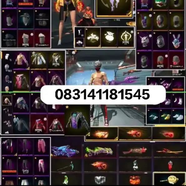 Redy akun ff Sultan murah, Buat yg mau beli akun Chat WA admin 083141181545