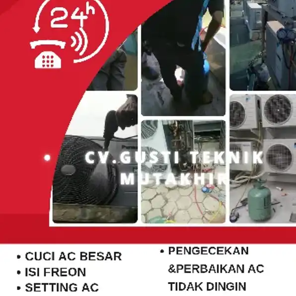 Kontak Whatsaap: 0859 5470 8509 Melayani :Cuci Ac luar dan dalamIsi freon Refrigerant/ACPasang ACBon