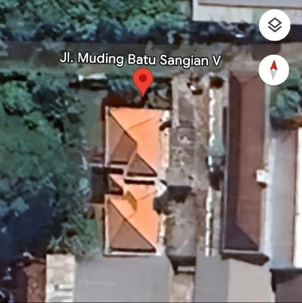 Dijual 6,9 are Free Villa Layak Huni, Jl. Muding Batu Sangian Gatsu Barat Kuta Utara