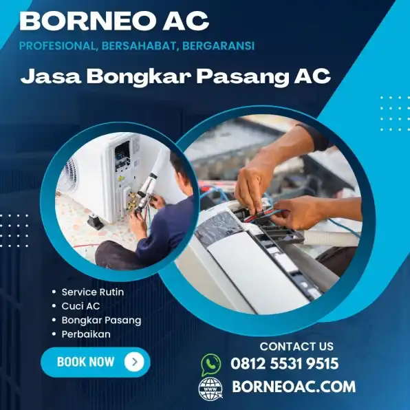 Jasa Bongkar Pasang AC Palangkaraya Siap Panggil WA 0812 5531 9515